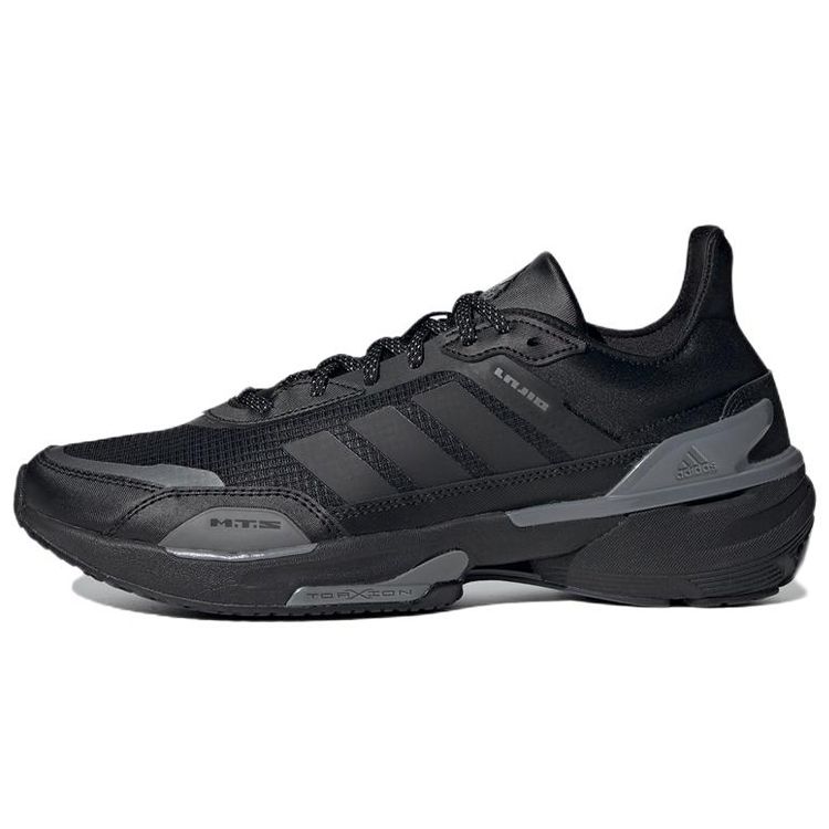 Adidas Mts Comfortable Texture Lace-Up Non-Slip Wear-Resistant Low-Top Running Shoes Unisex Running Shoes Black HQ6111