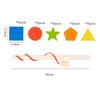 Baby Montessori Color Shape Sorting Toys Wooden Fine Motor Training Sensory Coin Box Magnetic Matching Games Educational Toys