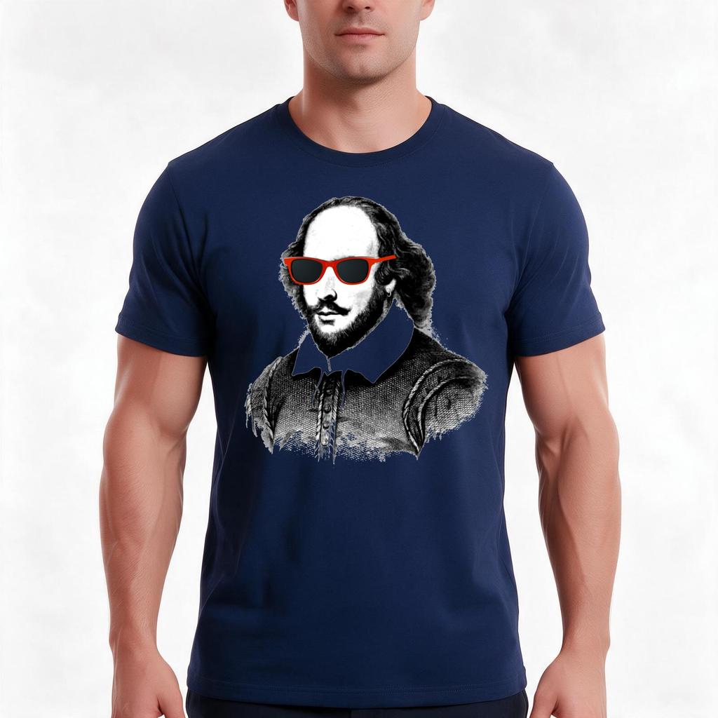 Shakespeare Tshirt Summer Casual Cotton Tee Oversized Streetwear Tops Vintage Graphic Print Loose Fit Short Sleeve