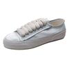 Little White Shoes Women's Summer Niche Design Shoes Satin Silk Versatile Casual Half Drag One Pedal Lazy Shoes