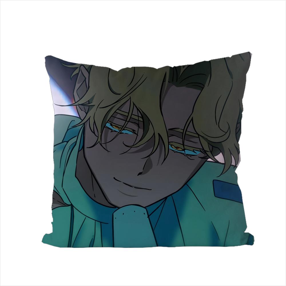 Anime Alien Stage Pillow Case For Car Sofa Decorative Home Doublesided Print Plush Square Throw Pillow Cushion Cover