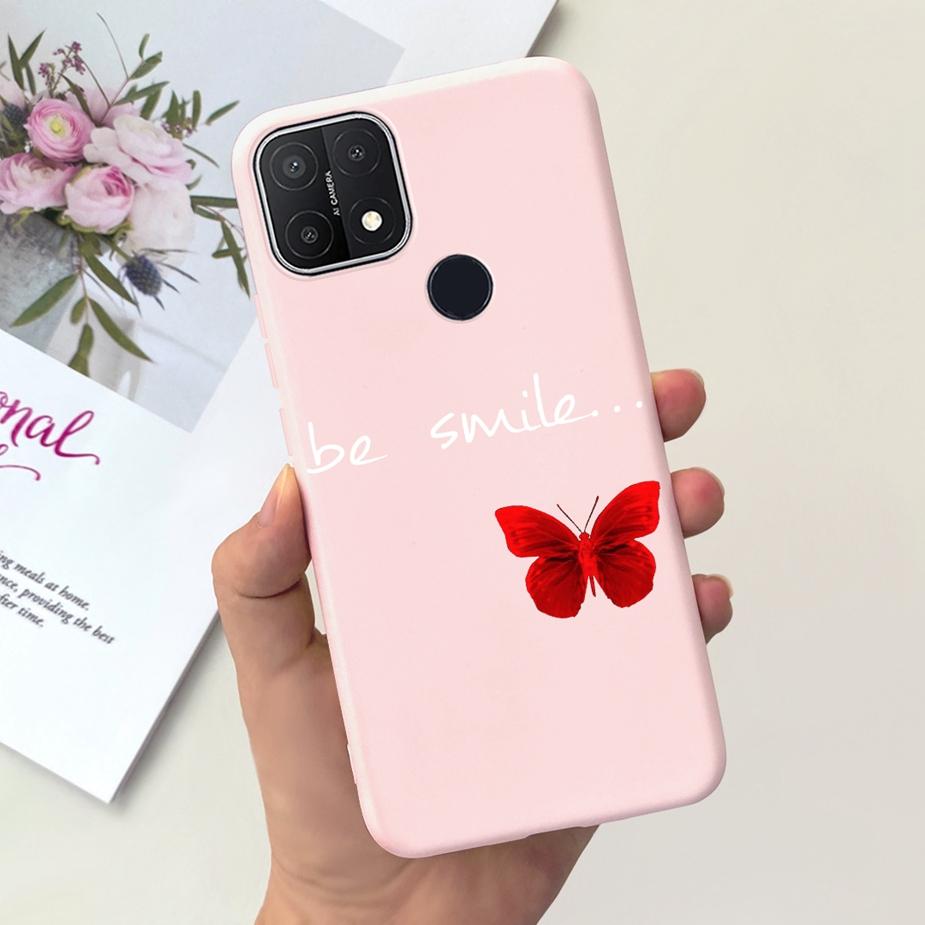 For Oppo A15 Case Oppo A15s CPH2179 Cute Fashion Candy Painted Cover Soft TPU Phone Case For Oppo A15 A 15 s OppoA15 Full Bumper