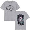 Japanese Ado Hibana WORLD TOUR 2025 New TShirts Unisex Women Clothing Gothic Short Sleeve T Shirt Hip Hop Oversized Cotton Tshirt