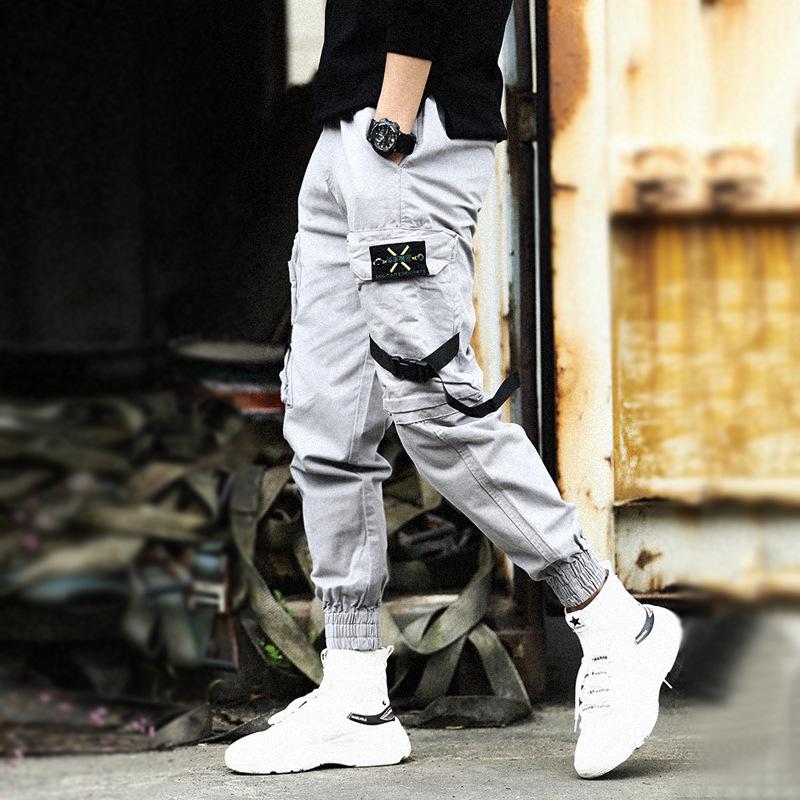 Joggers Men Casual Pants Korean Streetwear Oversize Cargo Pants Fashion Trend Clothing Mulit Pocket Harajuku Sweatpants