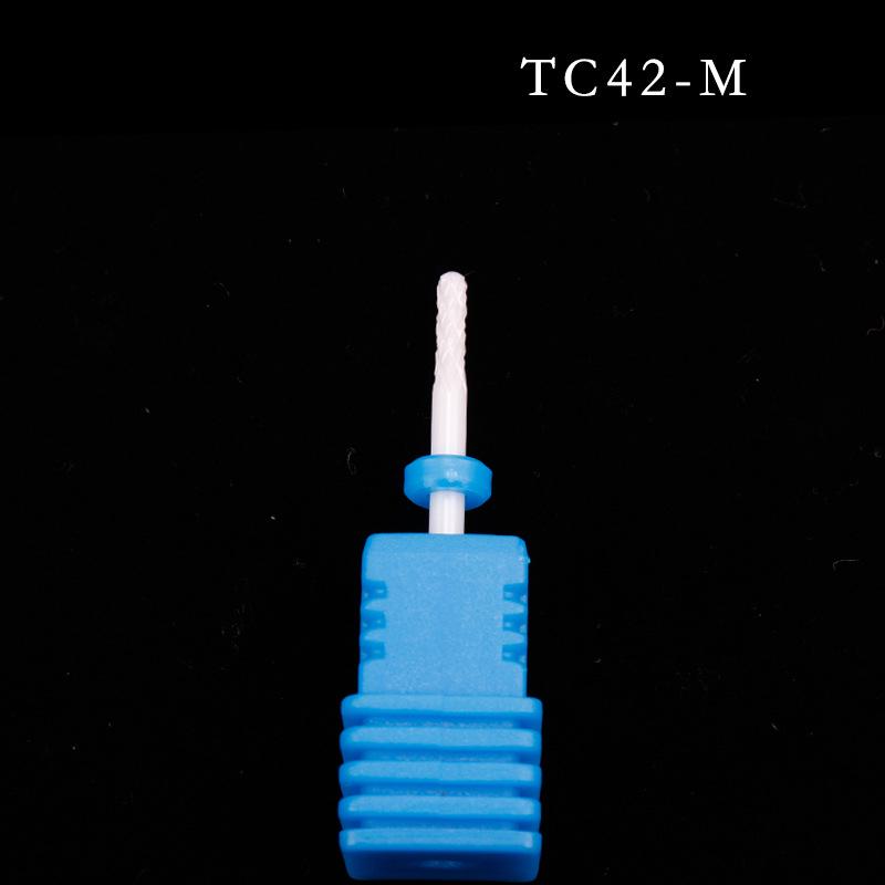 Ceramic Nail Grinding Head - Corn Bullet Rocket Shape for Electric Nail Grinder