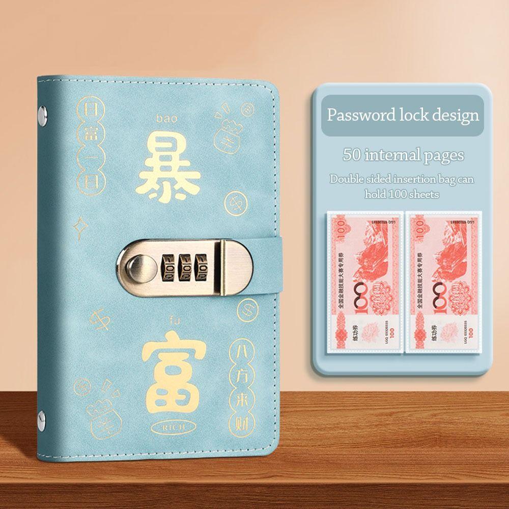 With Password Lock Mini Binder Savings Challenge Savings Challenges Book  Children