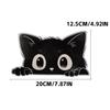 Car Stickers Black Cat Waterproof PVC Decals Scratches Masking Cute Creative Applicable for Cars Motorcycles