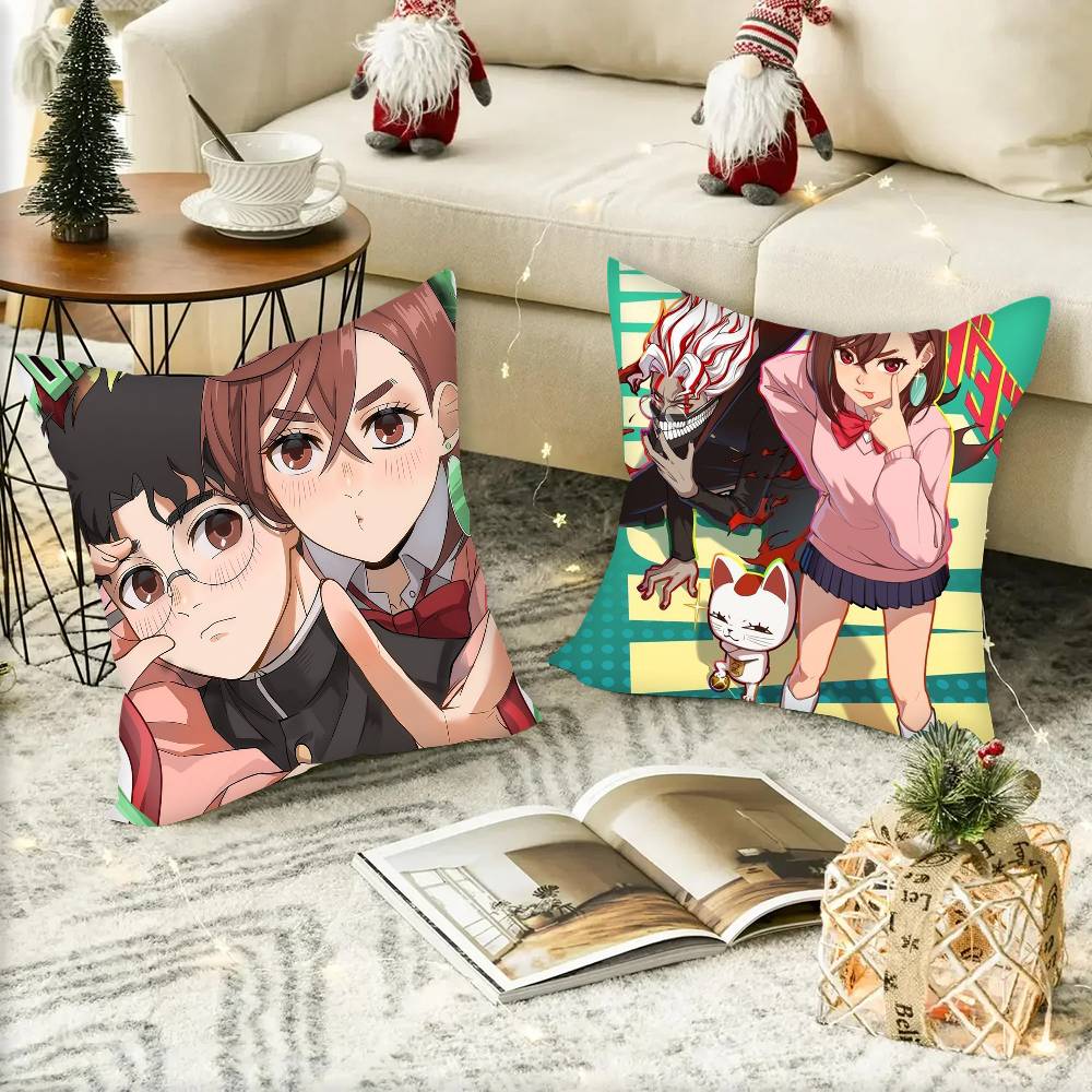 ANIME D-Dandadans CLASSIC  Pillowcases Cushion Covers Living Room Sofas Home Decor Gifts