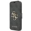 Custodia a libro per iPhone 13 Pro Max Guess Grande Logo Grigio