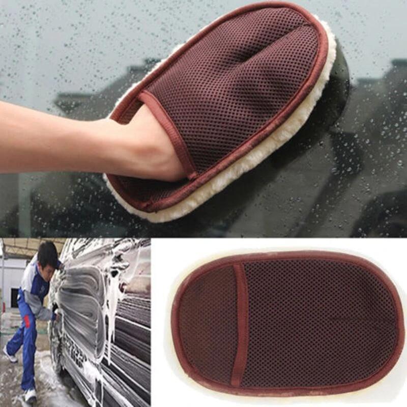 Car Styling Wool Soft Car Washing Gloves Cleaning Brush Motorcycle Washer Care Products