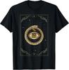 Tarot Card T-Shirt Featuring a Circle of Snakes with Eyes Design