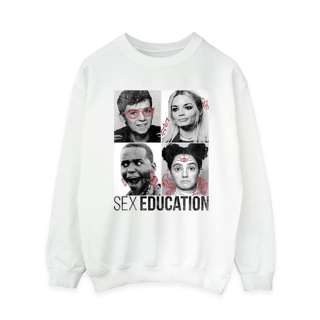 Netflix Womens/Ladies Sex Education Class Photos Sweatshirt