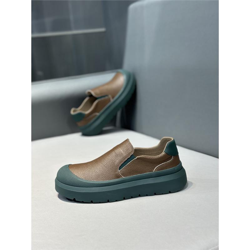 Retro spring new low-top casual shoes soft sole solid color wear-resistant trendy lazy xs