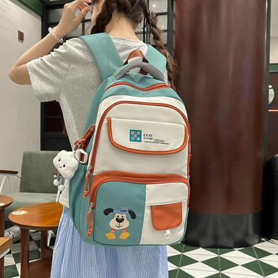 Junior School Student Schoolbag Girl Backpack Large Capacity Lightweight Backpack