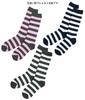 Ski Winter Sports 3 Sizes Women's Socks, 3-Pair Set, Socks, SP230, Colors, 22-25cm