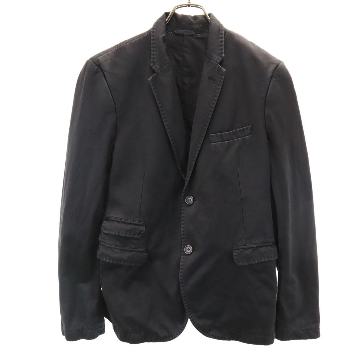 

NEIL BARRETT сделано в Италии Ручная строчка приталенный пиджак S черный Мужской Б/У