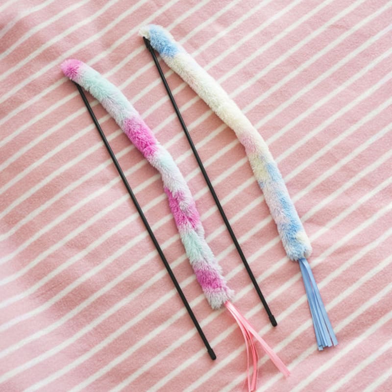 [Haustier] Katzenfell Flauschige Angelrute Rosa