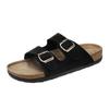 Fashion Classic Cork Clogs Slippers Women Men Soft Footbed Suede Sandals With Arch Support Trendy Beach Slides Home Men Mules