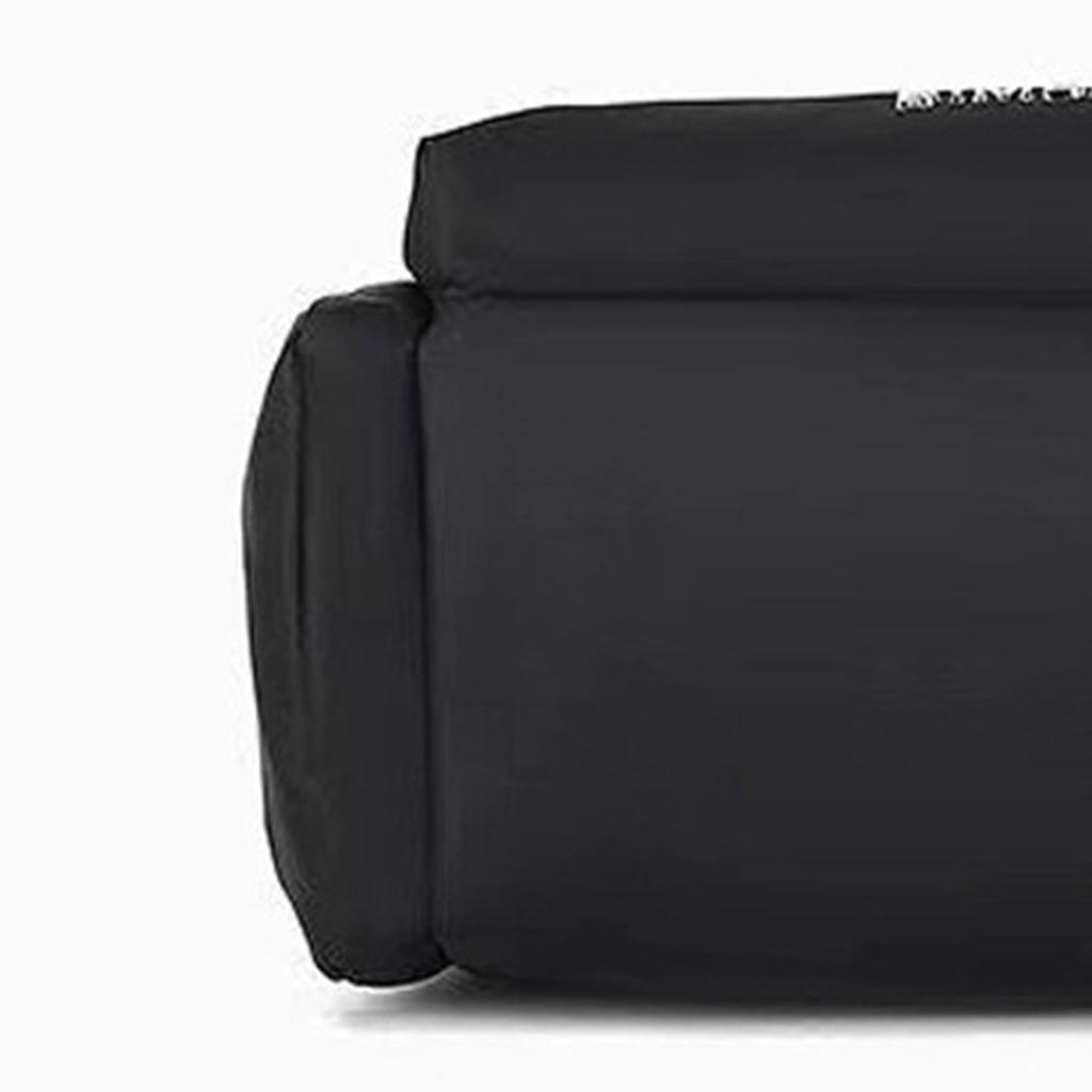 Nylon Fashionable Messenger Bag Women Casual Letter Print Adjustable Strap Shoulder Bag for Party Black Free Size