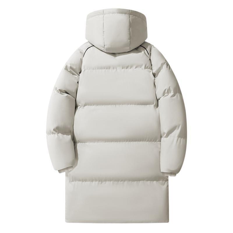 Winter New Cotton Clothes Women's Medium Length and Width Over the Knee Loose Thickened College Couple Han Gao Coat Men