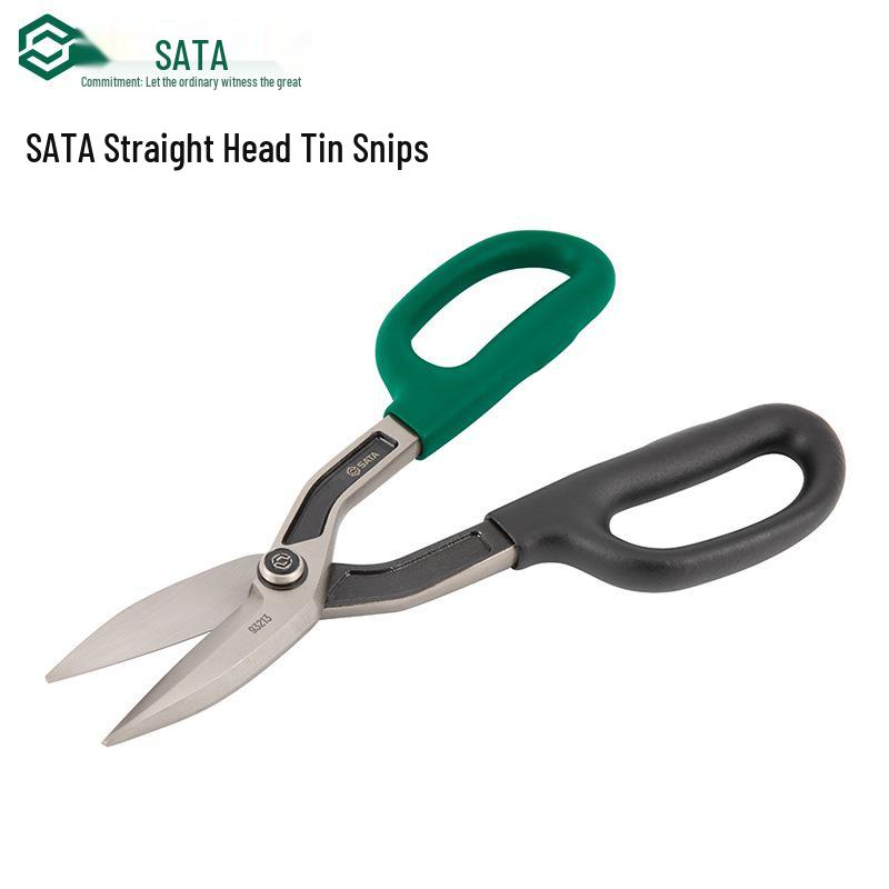 SATA 93211/13/16/19 Heavy-Duty Stainless Steel Tin Snips & Industrial Scissors