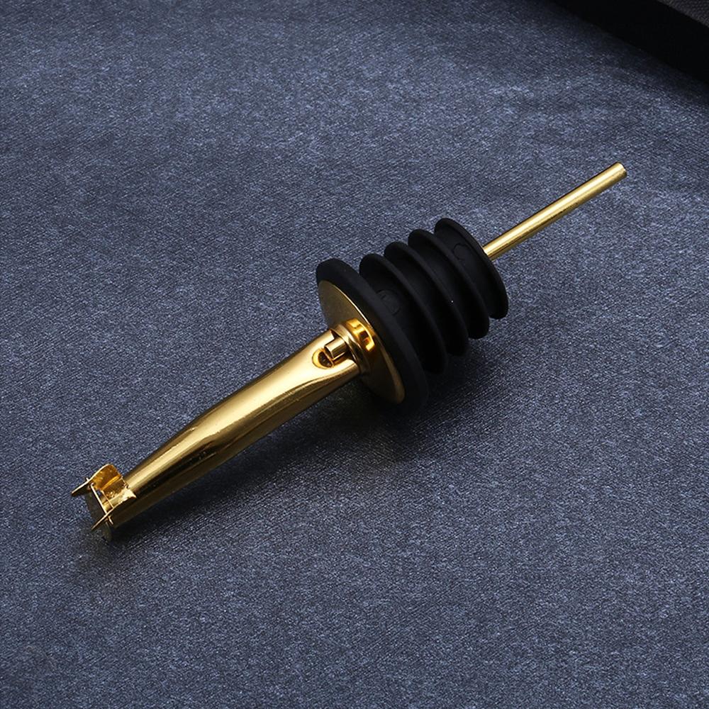 Oljetrattar i rostfritt stål med lock, flaskhällare, snabbhällare med pip, doserare för flaska olja