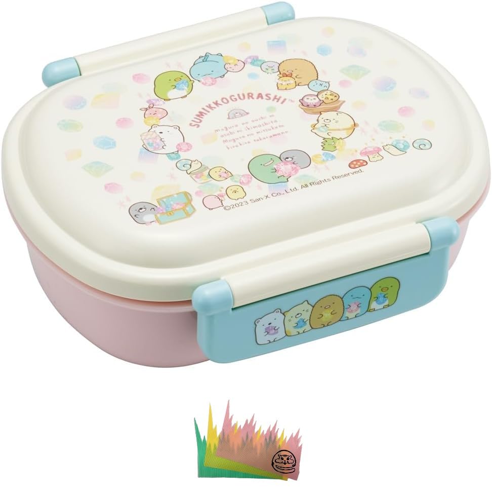 Sumikko Gurashi Bento 1 Soft Made in House Set Box, Tier, Lid, Japan, 360ml, San-X Mole's (Bento Box, Balan)