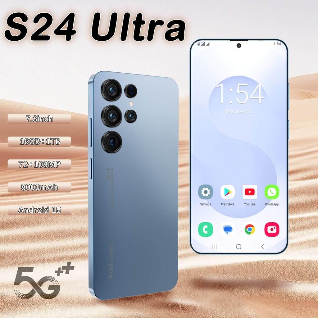 Noul smartphone Android S24 Ultra 5G 16GB+1TB