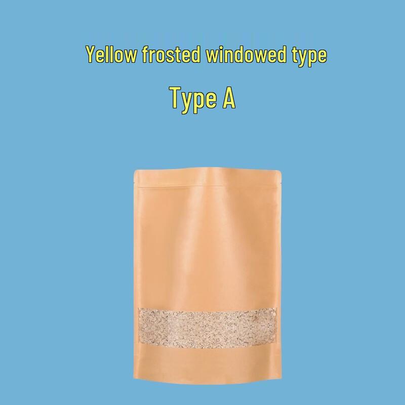 

Kraft Paper Self-Sealing Stand-Up Bags