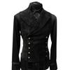 Men's  Leisure  Standing  Collar  Double  Buckle  Suit  Vest  Coat