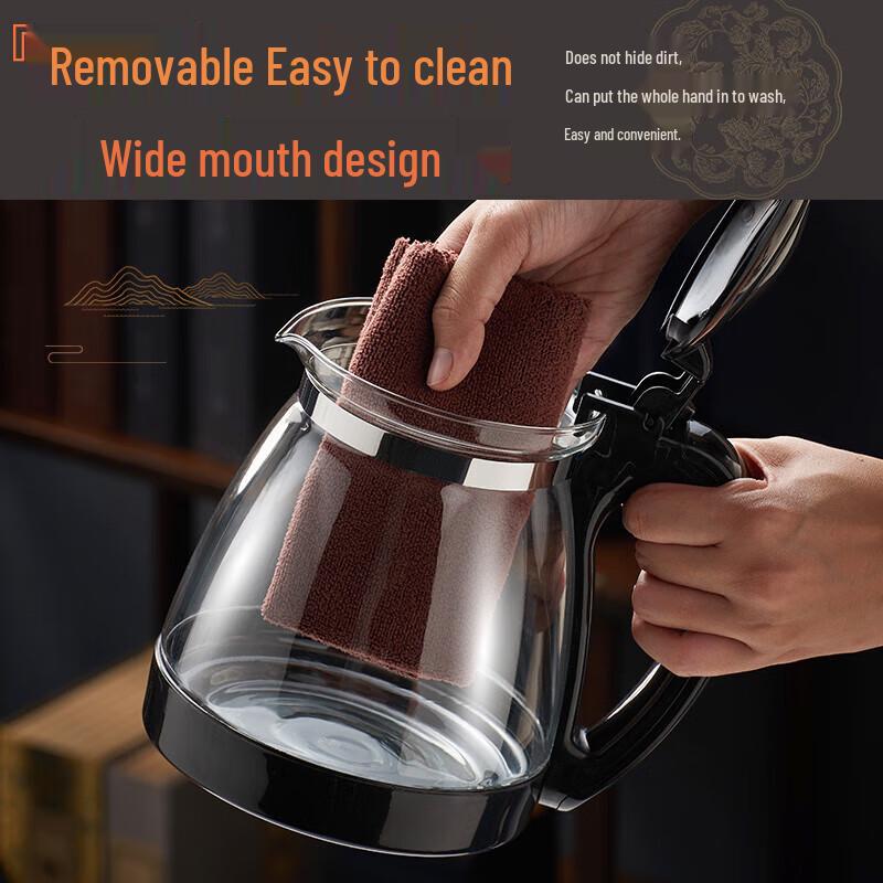 2000ml Heat-Resistant Glass Teapot & Water Pitcher with Infuser
