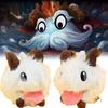 Adorable 25cm Poro Plush Toy Cuddly Stuffed Animal Short Plush For Kids Gift