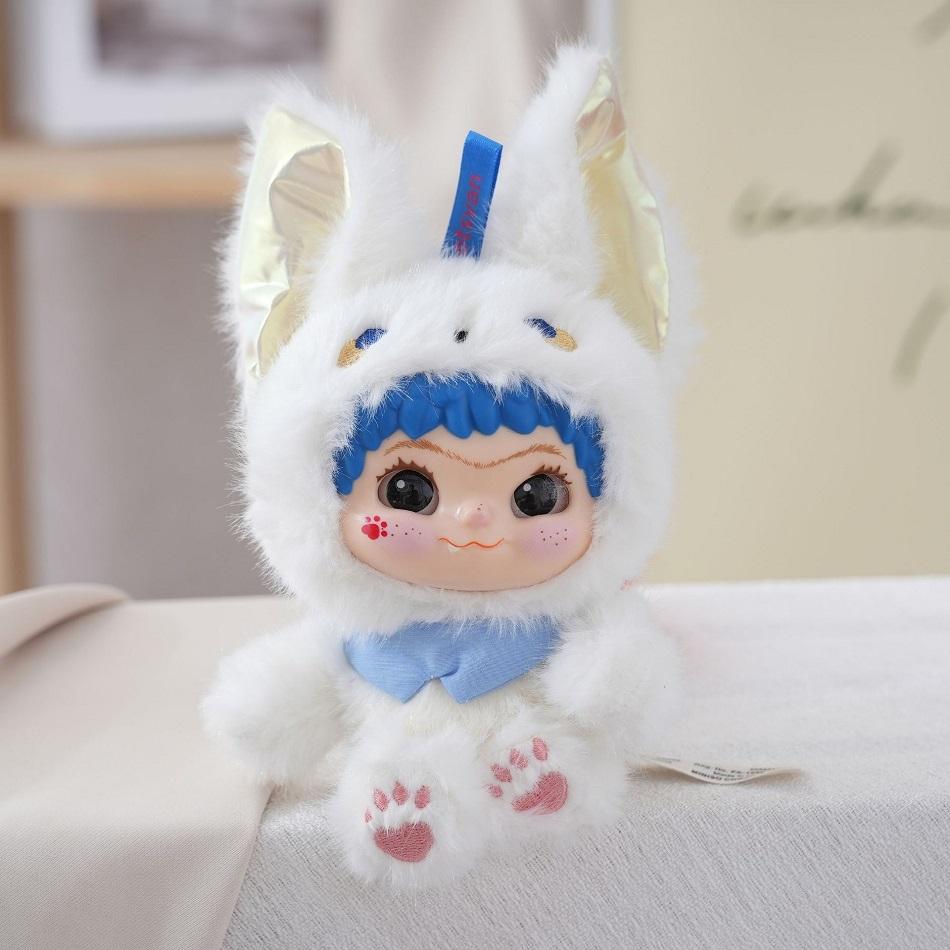 Nueva Fiesta Wakuku Segunda Generación Peluche muñeca de vinilo linda Diario Travieso Kawaii Colgante Llavero Adornos Regalo de Cumpleaños Juguetes