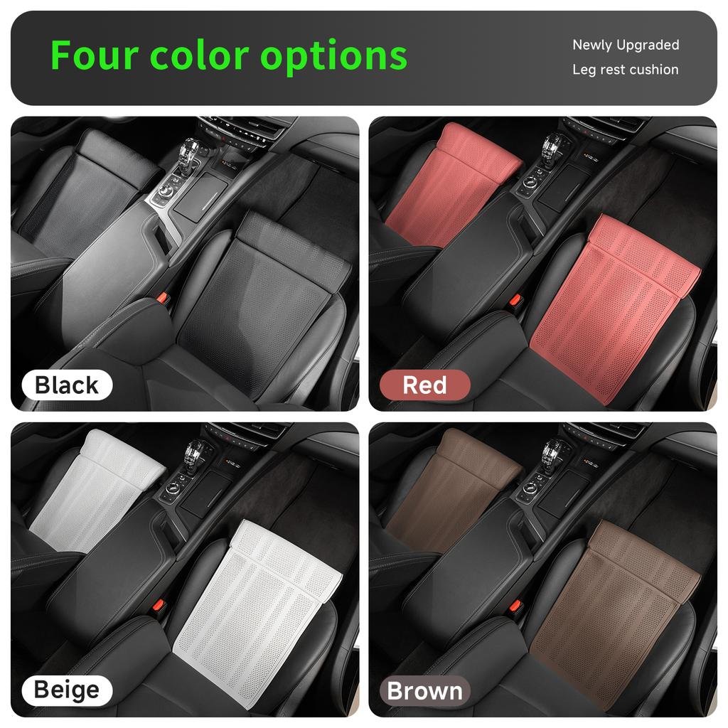 For Seat Tarraco Arona Ateca Ibiza Toledo Mii Leon Arosa Exeo ST FR Leather Car Seat Pad Leg Support Pillow Cover Memory Foam