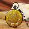 Anime Harry Pocket Watch Potter Cosplay Music Pocket Watch Quartz Pendant Clock Toys