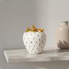Resin Strawberry Statue Lifelike Ornament Modern Art