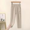 Yalu Women's Embroidered Casual Pants for Middle-Aged & Elderly