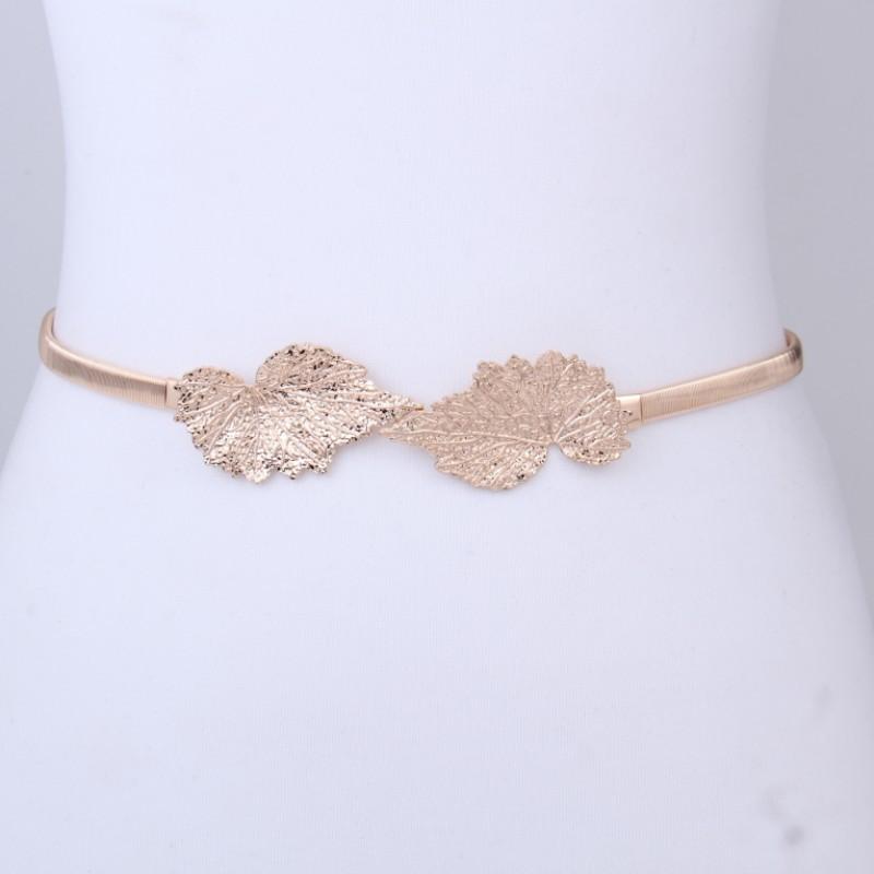 Women'S Decoration Simple Thin Belt, Metal Elastic Belt Belt Belt Chain With Skirt