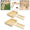 Conjunto de brinquedos de escalada para pássaros para pequenos animais de estimação