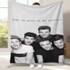 1D One D-Direction Boy Band Soft Flannel Blanket,Cozy Warm Throw Blanket for Bed,Sofa,Living Room,Picnic,Camping,Home Decor,Gift