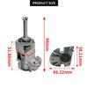 For BMW E46 325ci 325i 325xi 330ci 330i 330xi M3 Door Lock Assembly 51217019975 Left Driver Side Barrel Cylinder -with 2 Keys