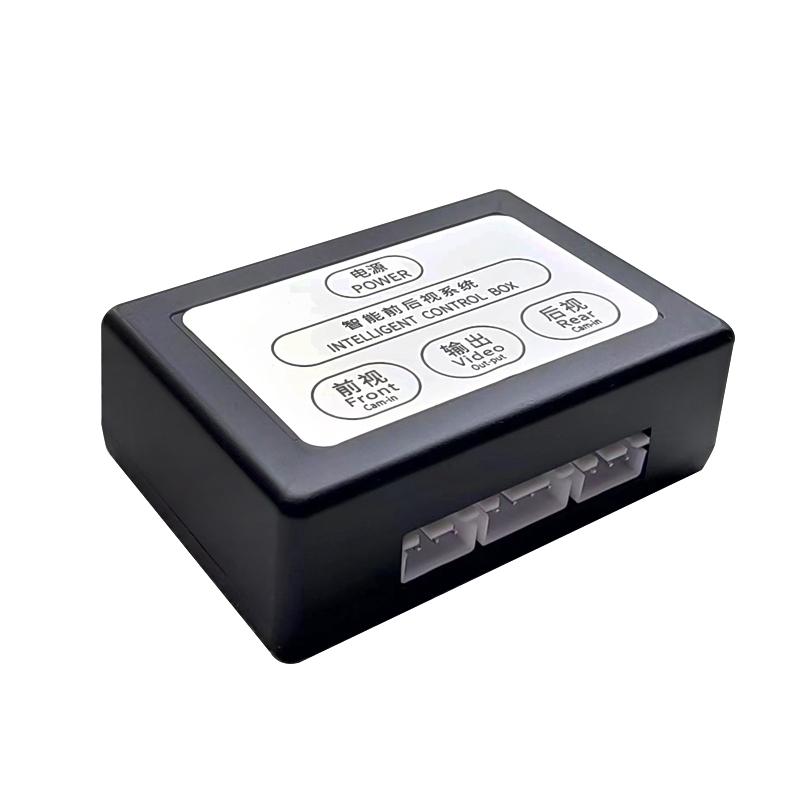 Car Parking Camera two Video Channel Converter Front And Rear View Two-Way Control Box System With Manual Switch Video Reversing 12 V золотой