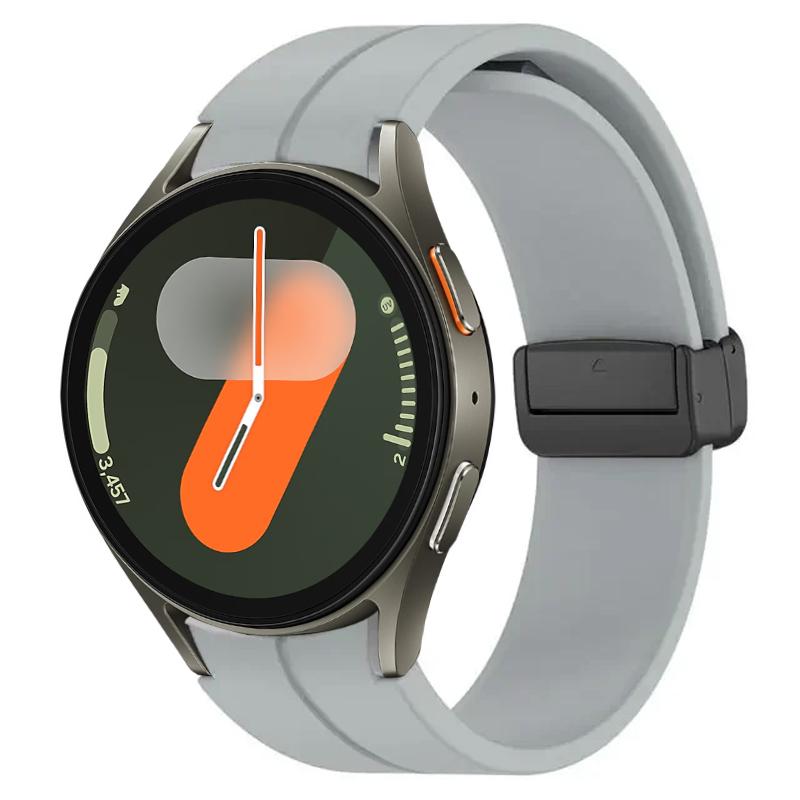 Silicone Band for Samsung Galaxy Watch 7 FE 40mm 44mm Strap Smartwatchh Magnetic Buckle Wrist Bracelet Galaxy Watch7 Watchband