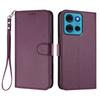 For Motorola Moto G75 5G Leather Case Wallet Stand Phone Cover with Wrist Strap