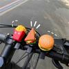 Burger Cartoon Bike Bell High-Decibel Universal Scooter Bell for Kids Mountain Bikes