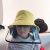 Kids Face Protection Hat Children Detachable Transparent Face Protection