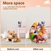 Clear Stuffed Animal Bean Bag Chair Cover 150L Plush Toys Storage and Organizing PVC Waterproof Stuffable Beanbag Chair Cover
