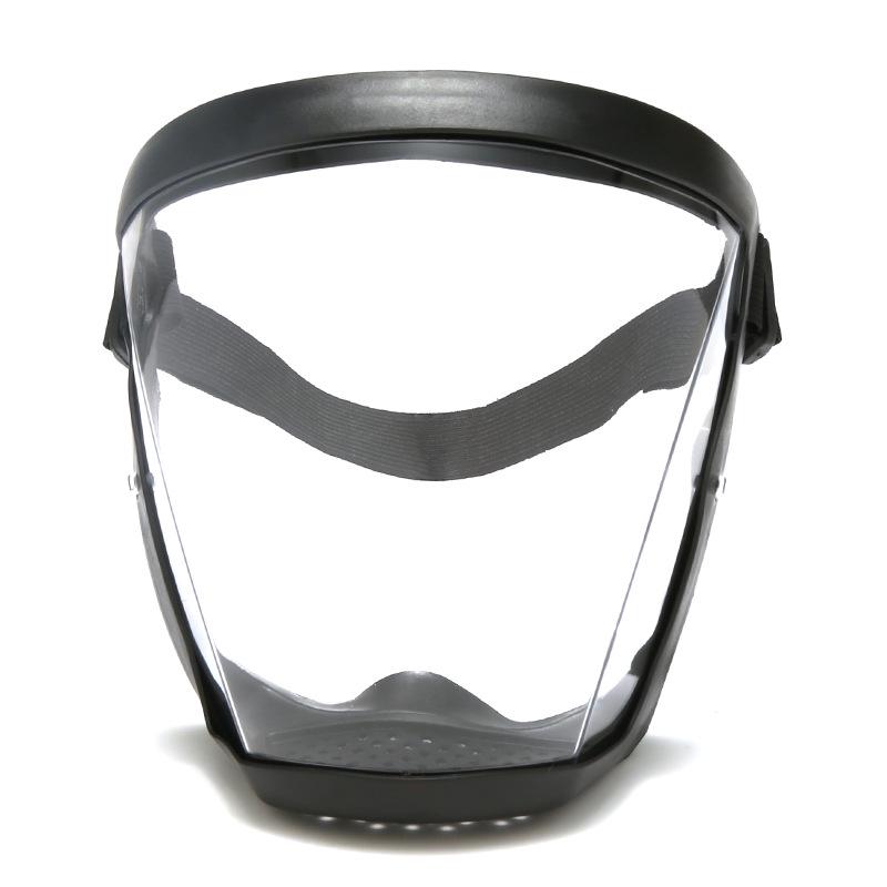 High-Definition Transparent Protective Face Shield - Anti-Droplet, Dustproof, Protective Riding Goggles.
