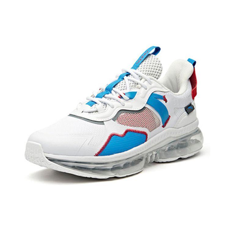 Anta Nasa X  Seeed Series Full-Length Air Cushion Low-Top Running Shoes Men sneakers Blue White 91945513-1