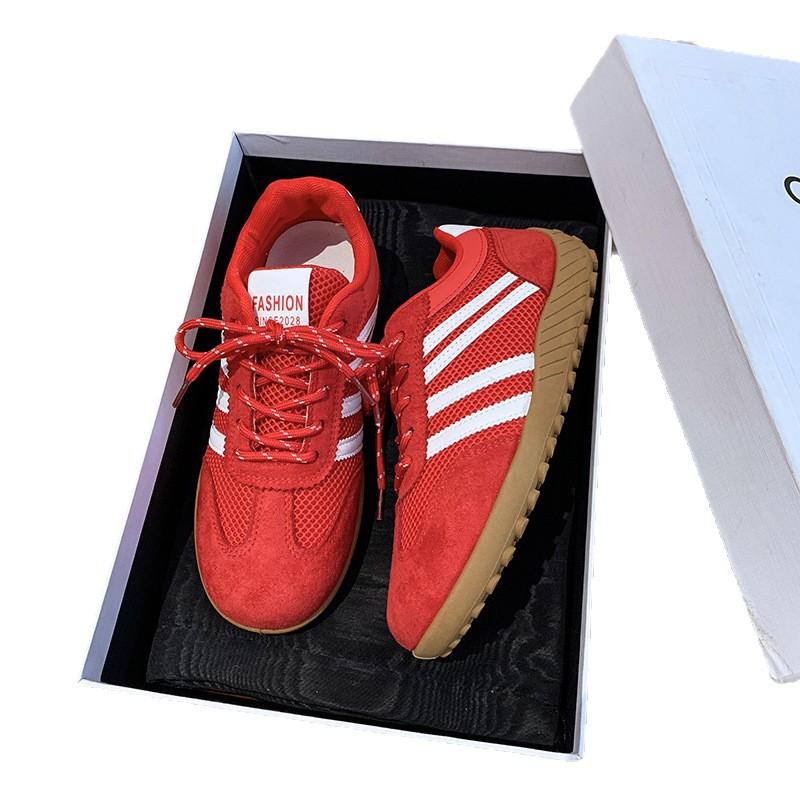 2025 mesh breathable sports shoes, new thick-soled Forrest Gump shoes, thick-soled versatile women's casual shoes, German training shoes, fashion